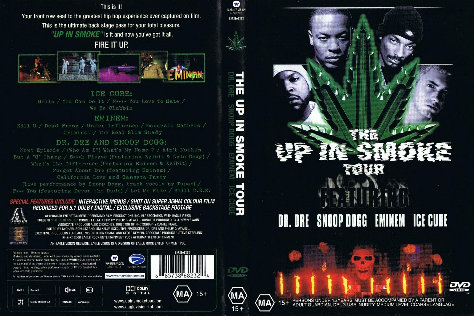 Capas Shows Internacional The Up In Smoke Tour